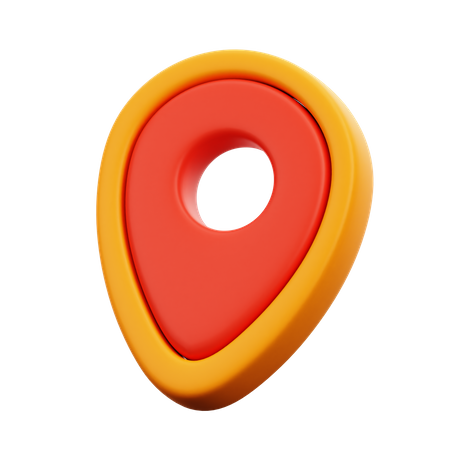 Pin Location  3D Icon