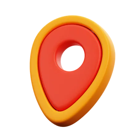 Pin Location  3D Icon