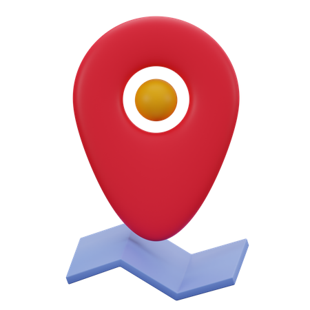 Pin Location 3D Icon