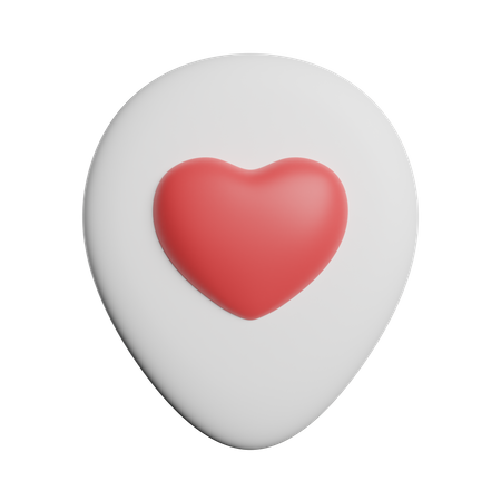 Pin Love  3D Icon