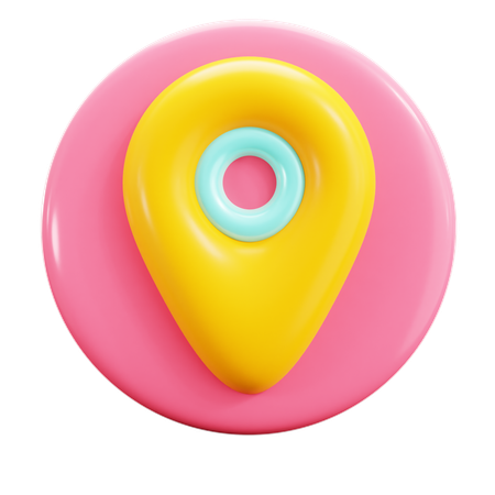 Pin Map  3D Icon