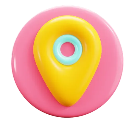 Pin Map  3D Icon