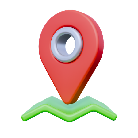 Pin Map  3D Icon