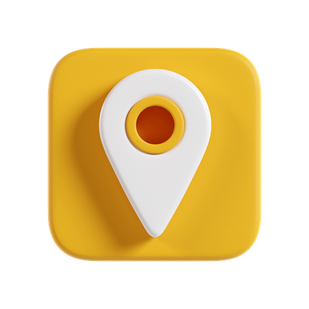 Pin Map  3D Icon