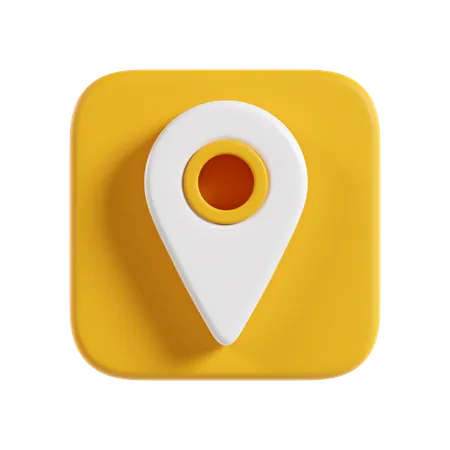 Pin Map  3D Icon