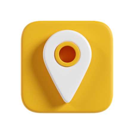 Pin Map  3D Icon