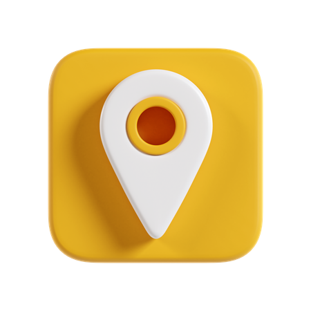 Pin Map 3D Icon