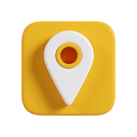 Pin Map 3D Icon