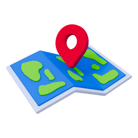 Pin Map Location  3D Icon