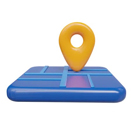 Pin Map Location  3D Icon