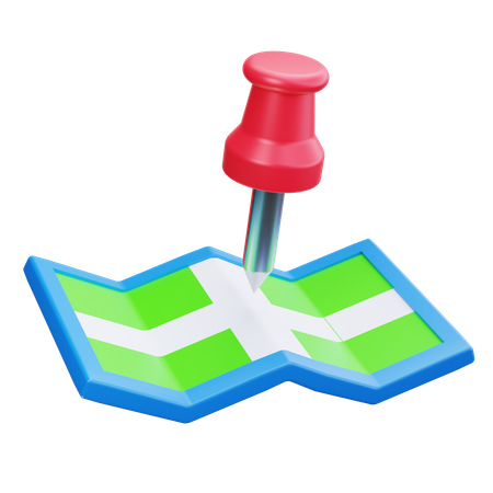 ピンマップ  3D Icon