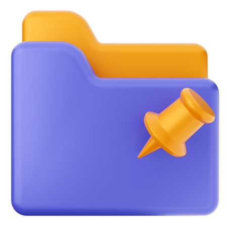 Pin-Ordner  3D Icon