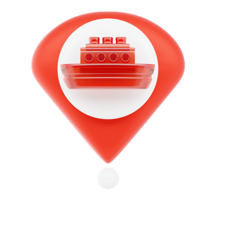 Pasador del puerto  3D Icon