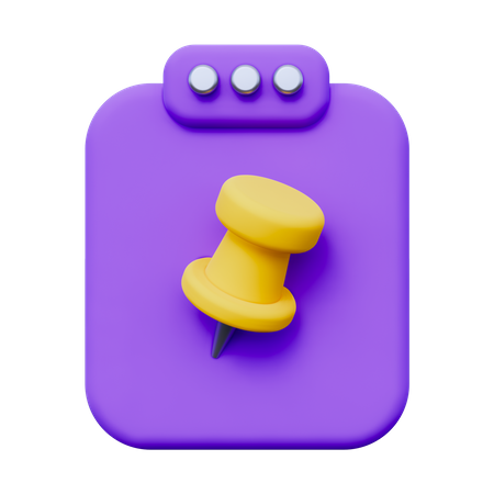 Pin Report  3D Icon