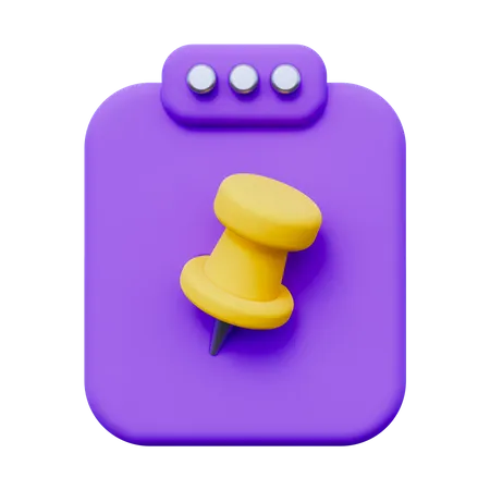 Pin Report  3D Icon