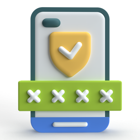 Pin de seguridad  3D Icon