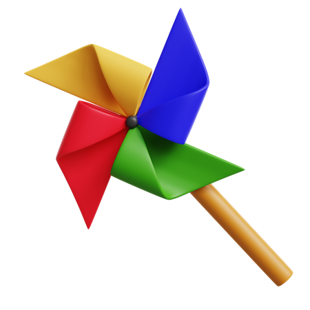 Pin Wheel  3D Icon