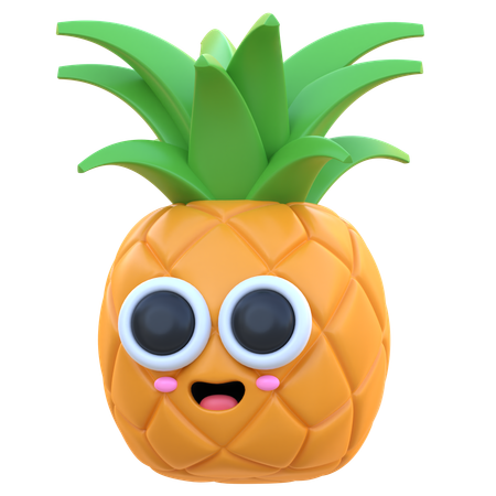 Piña  3D Icon