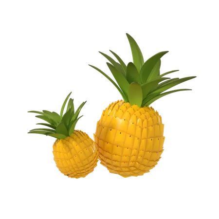 Piña  3D Illustration