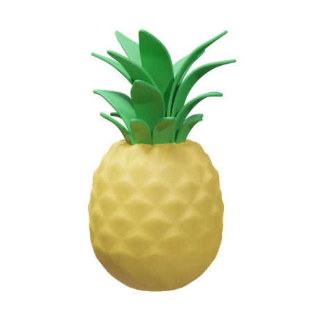 Piña  3D Illustration