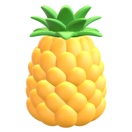 Piña  3D Illustration