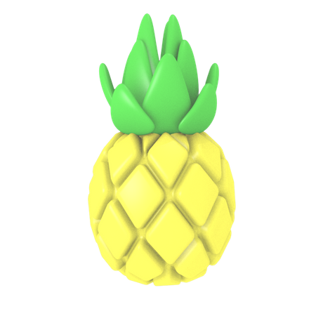 Piña  3D Illustration