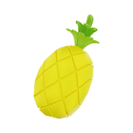 Piña  3D Illustration