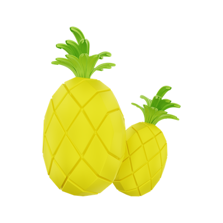 Piña  3D Illustration