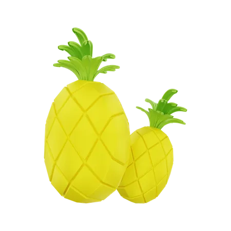 Piña  3D Illustration