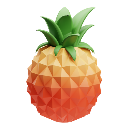 Piña  3D Illustration