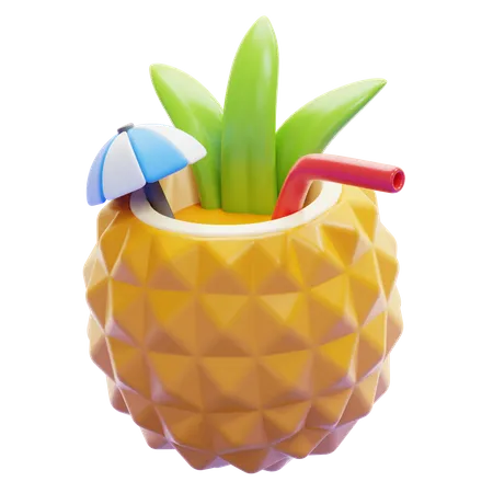 Piña  3D Icon