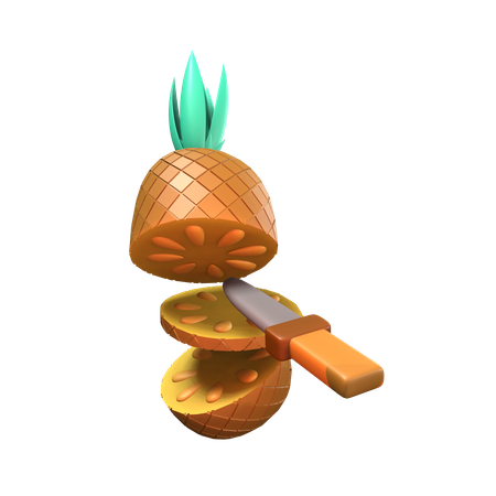 Piña  3D Icon