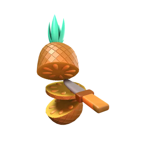 Piña  3D Icon