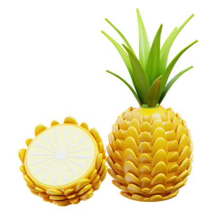 Piña  3D Icon