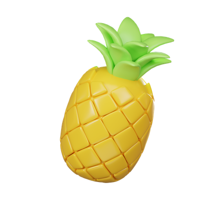 Fruta de piña  3D Icon