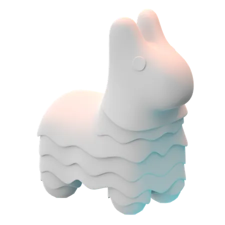 ピニャータ馬  3D Icon