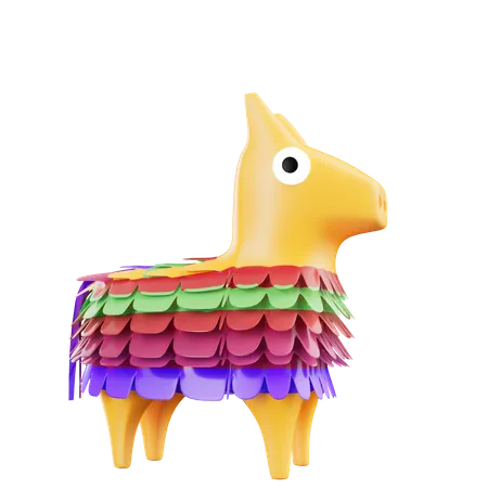 Piñatas de burro  3D Icon