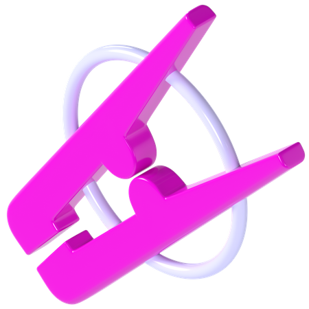 Pince à linge  3D Icon
