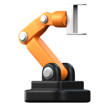 Bras robotique pince  3D Icon