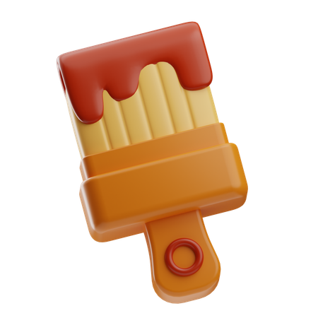 Pinceau  3D Icon