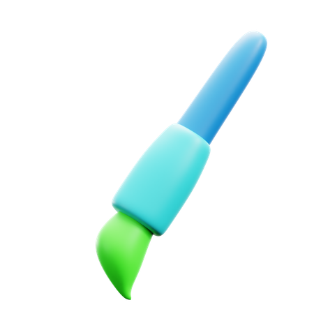 Pinceau  3D Icon