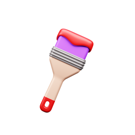 Pinceau  3D Icon