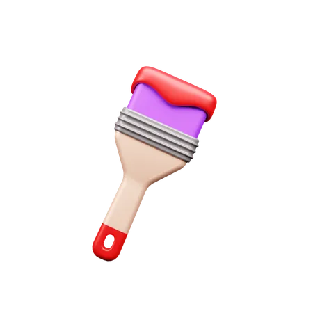 Pinceau  3D Icon