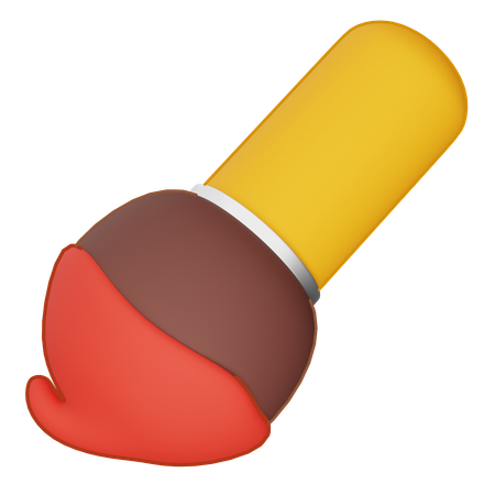 Pinceau  3D Icon