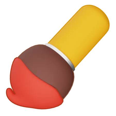 Pinceau  3D Icon