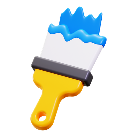 Pinceau  3D Icon