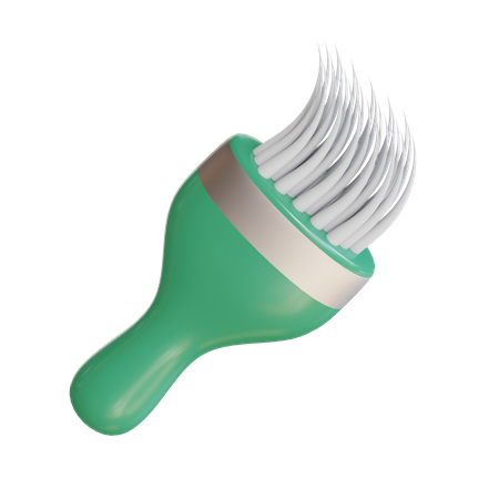 Brosse  3D Illustration