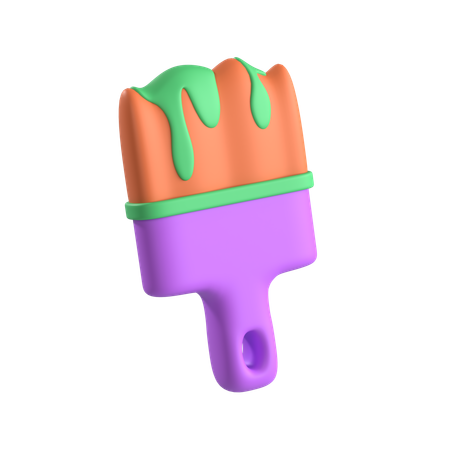 Pinceau  3D Icon