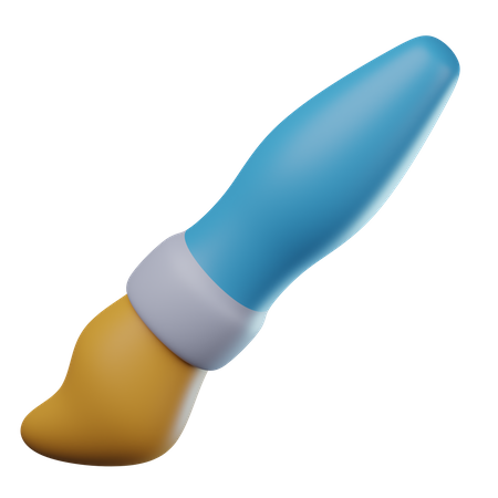 Pinceau  3D Icon