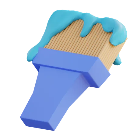 Pinceau  3D Icon